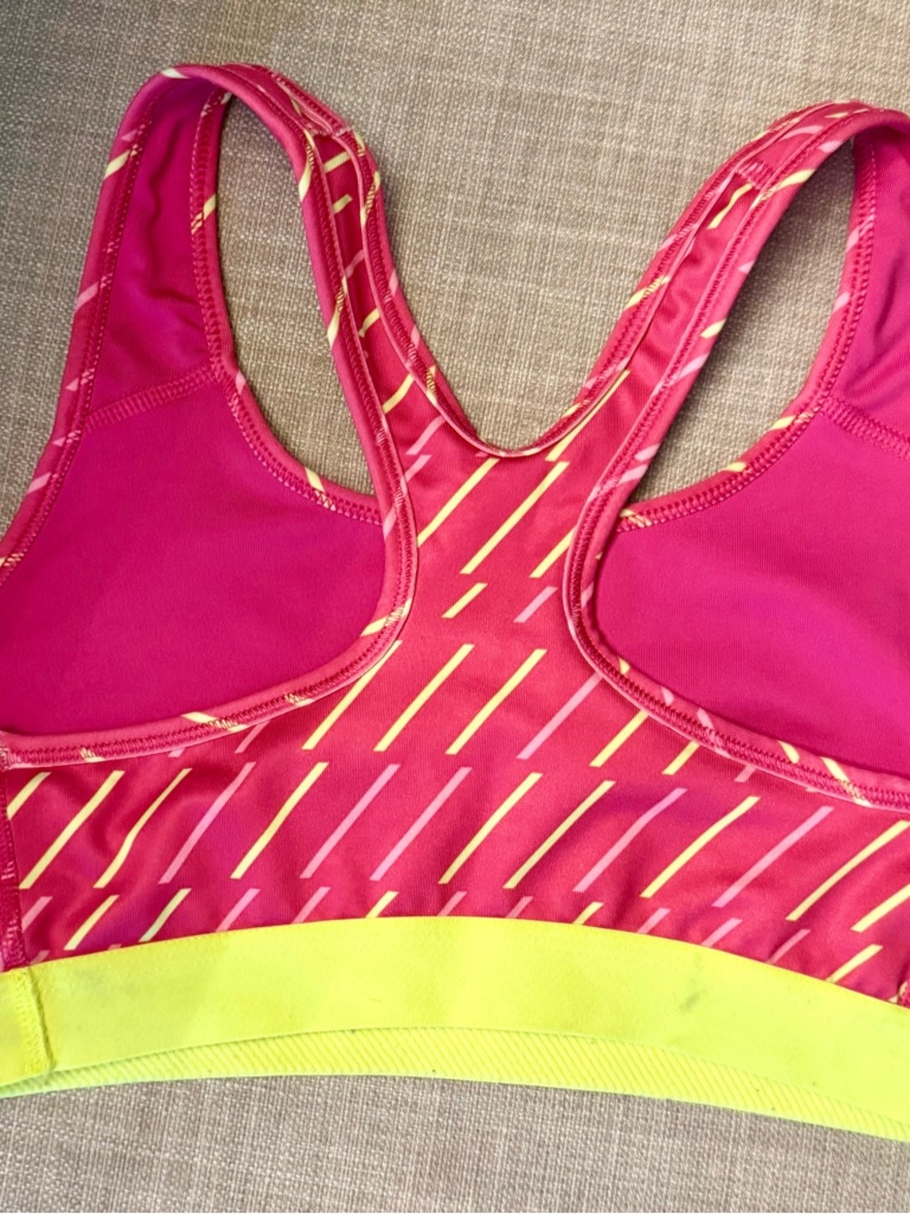 Nike Women's Pink and Black Patterned Sports Bras - Pack of 3 - Picture 4 of 10